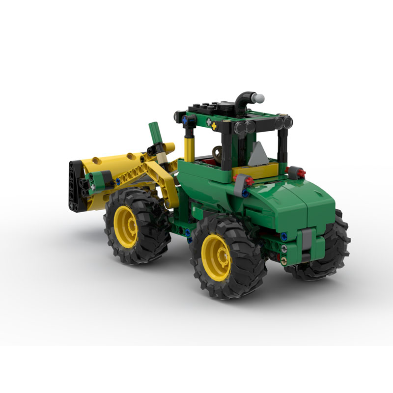 Urban Farming For Kids - MOC-130884 Model Blok Bangunan Buldoser Pemuat