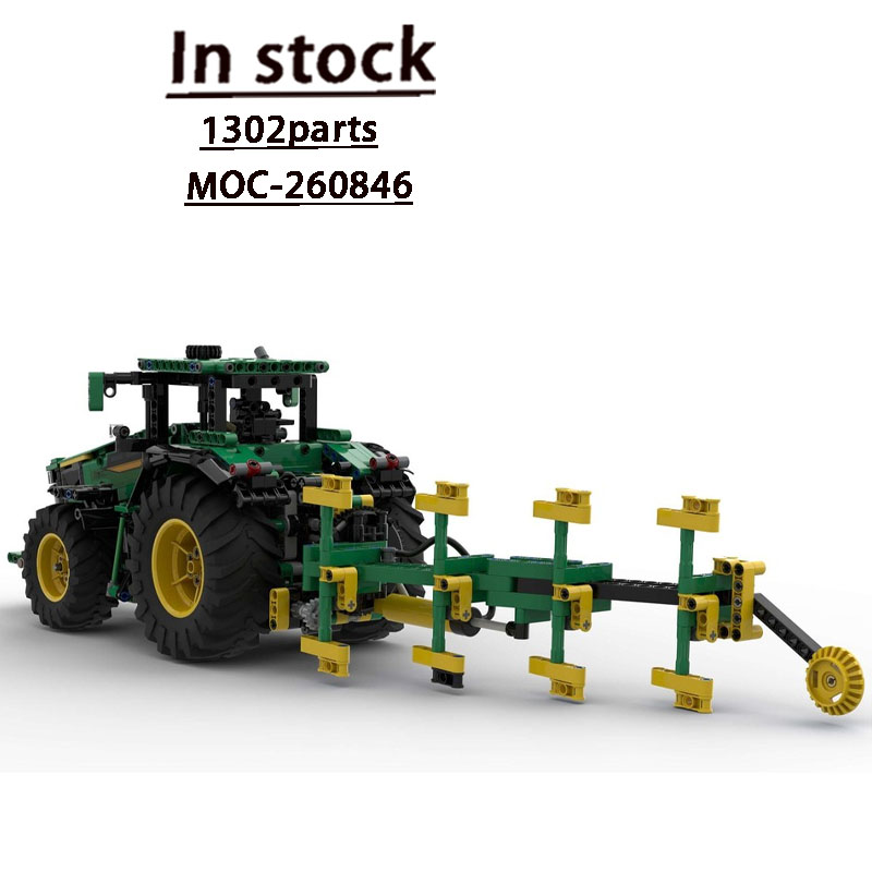 Urban Farming Usa - MOC-260846 Model Blok Bangunan Traktor Bajak