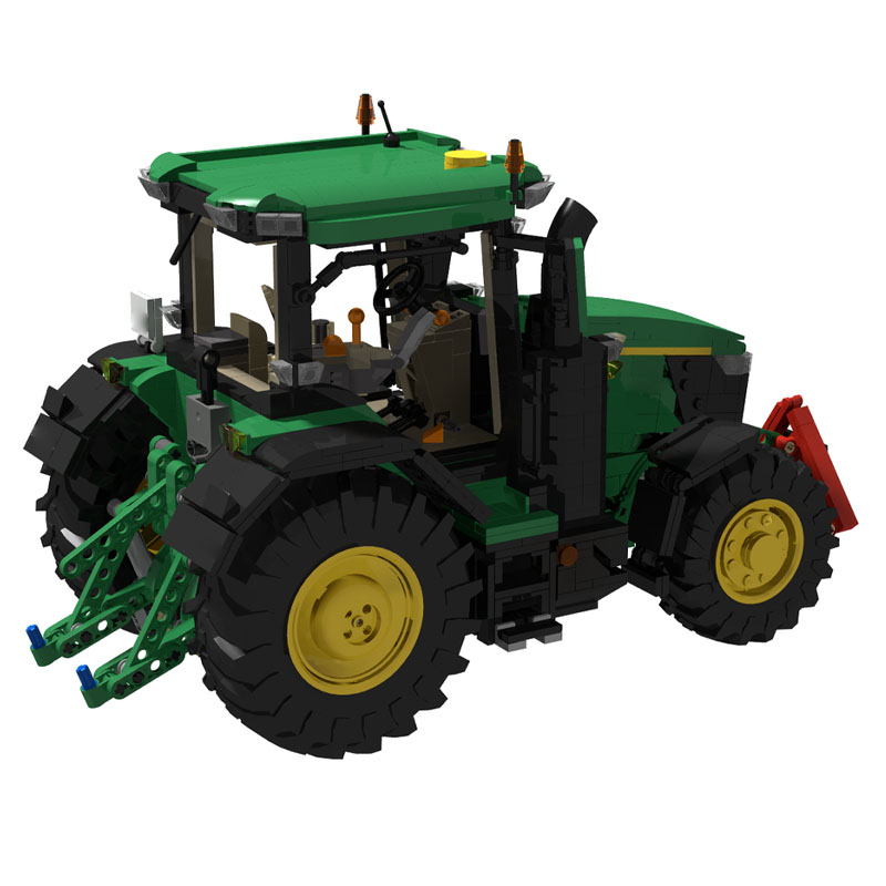 Urban Farming Usa - MOC-231420 Model Blok Bangunan Traktor Pertanian