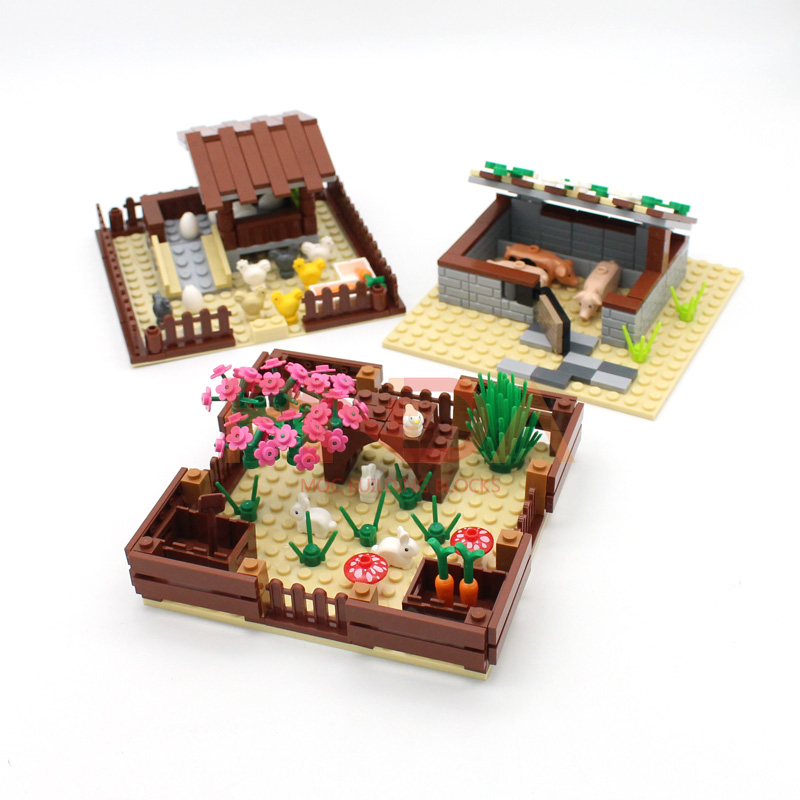 Urban Farming For Kids - Blok Bangunan Pertanian Perkotaan MOC untuk