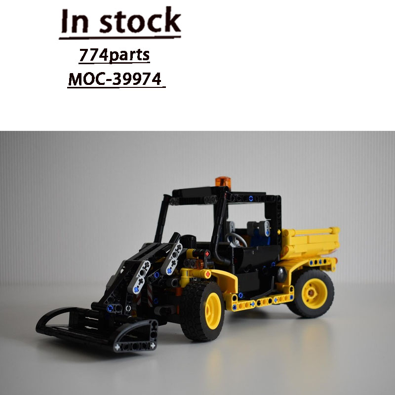 Urban Farming Usa - MOC-39974 Model Blok Bangunan Trailer Traktor