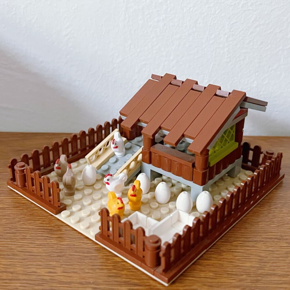 Blok Bangunan Model Kandang Ay - Urban Farming For Kids ulasan dan harga