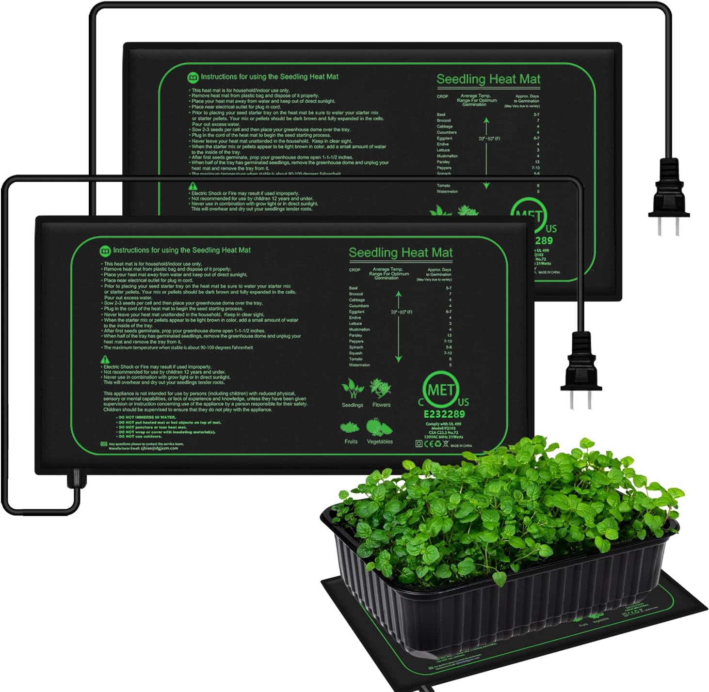 10/25/50CM alas panas bibit ta - Seedling Heat Pad ulasan dan harga