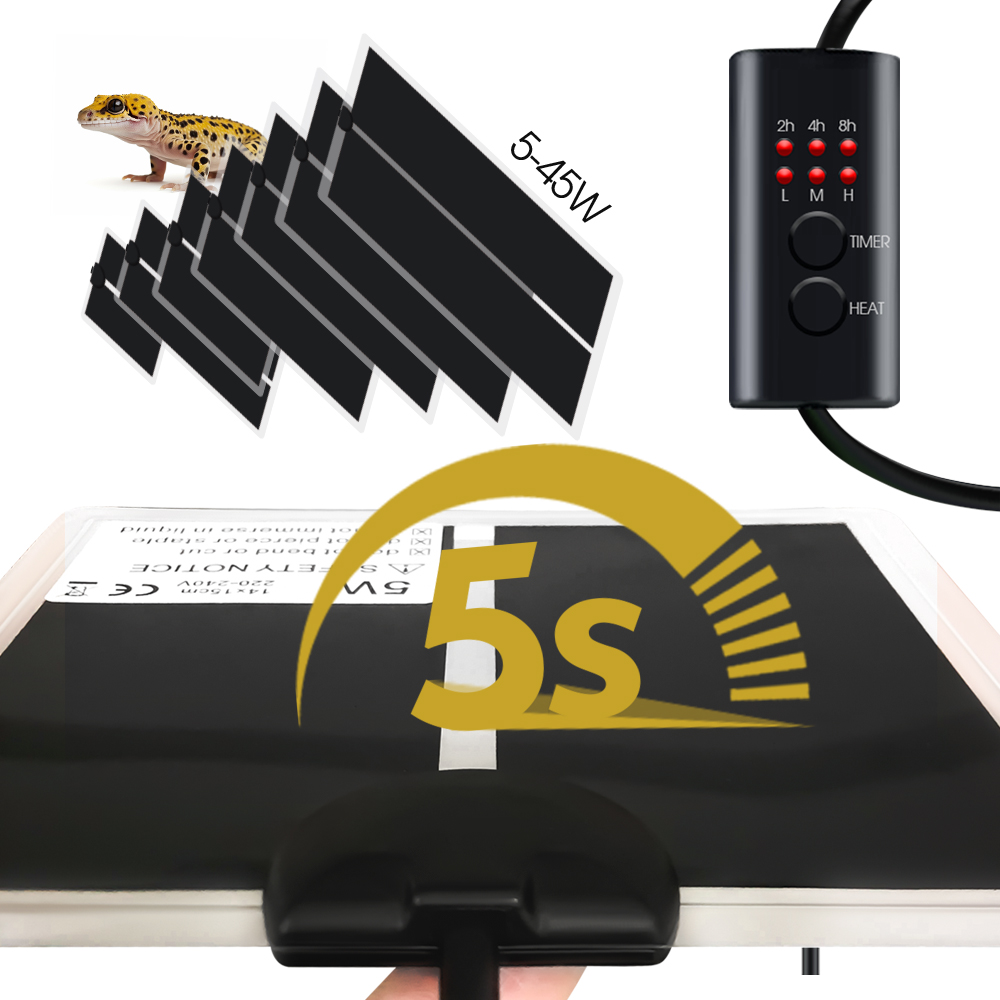 EU Plug 5-20w reptil pengendal - Seedling Heat Pad ulasan dan harga