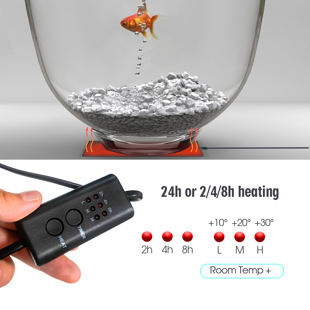 EU Plug 5-20w reptil pengendal - Seedling Heat Pad ulasan dan harga